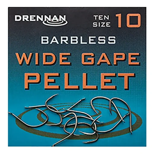 Drennan Barbless Wide Gape Pellet Hooks