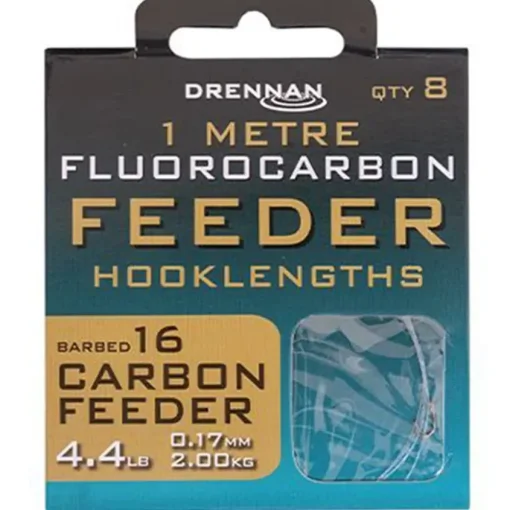 Drennan Carbon Feeder Flurocarbon Feeder Rig 1m