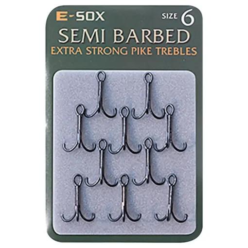 Drennan E-Sox Extra Strong Pike Fishing Trebles