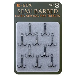 Drennan E-Sox Extra Strong Pike Fishing Trebles