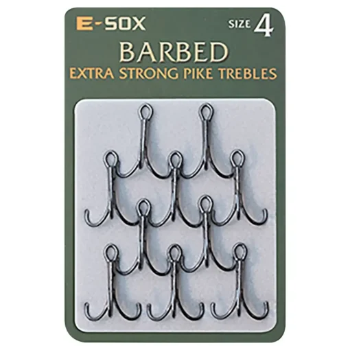 Drennan E-Sox Extra Strong Pike Fishing Trebles
