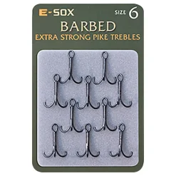 Drennan E-Sox Extra Strong Pike Fishing Trebles