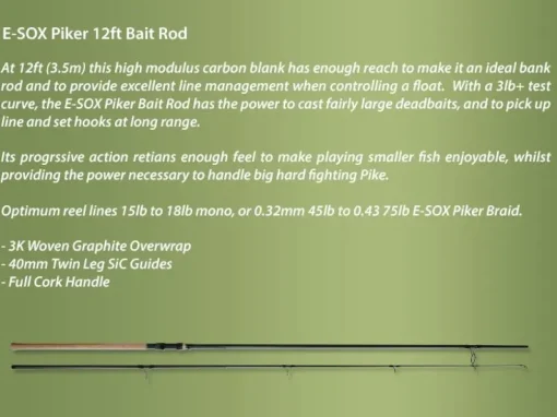 Drennan E-SOX Piker Bait Fishing Rod