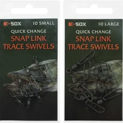 Drennan E-SOX Quick Change Snap Link Trace Swivels