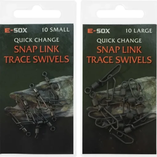 Drennan E-SOX Quick Change Snap Link Trace Swivels