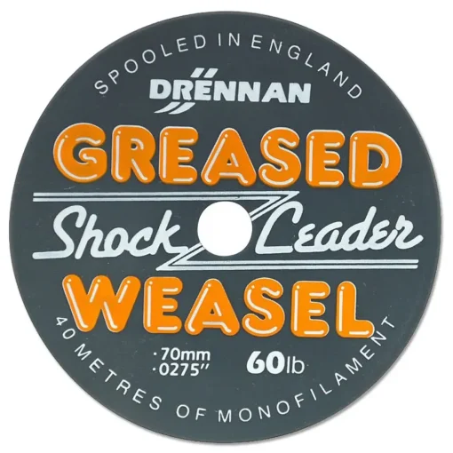 Drennan Greased Weasel Shock Fishing Leader