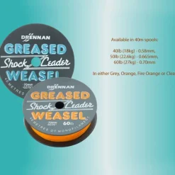 Drennan Greased Weasel Shock Fishing Leader