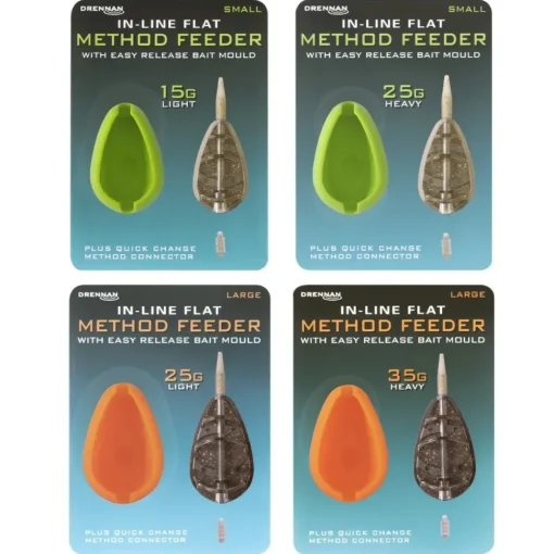 Drennan In Line Flat Method Fishing Feeder With Mould- Terminal Tackle