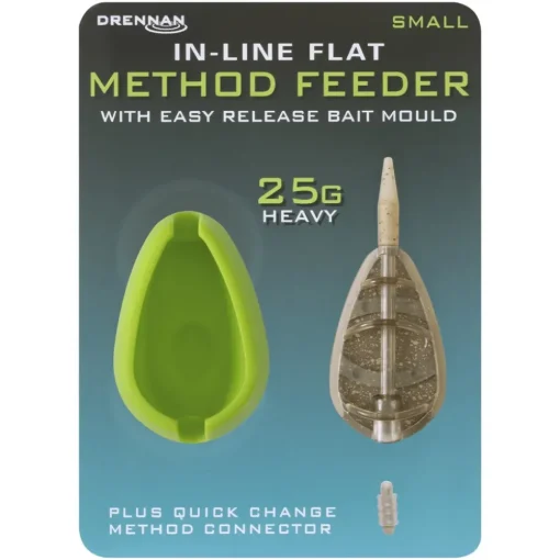 Drennan In Line Flat Method Fishing Feeder With Mould- Terminal Tackle