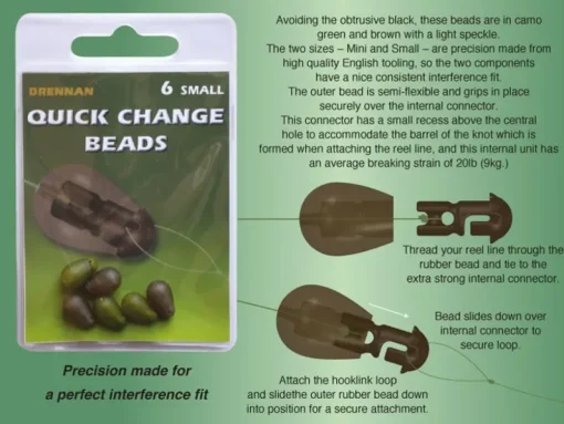 Drennan Quick Change Fishing Beads- Terminal Tackle