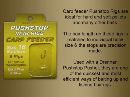 Drennan Quickstop Carp Fishing Feeder Hair Rigs