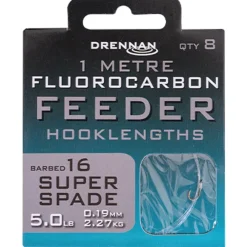 Drennan Super Spade Flurocarbon Feeder Rig 1m