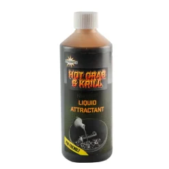 Dynamite Baits Hot Crab & Krill Liquid Attractant 500ml- Bait & Additives