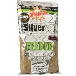 Dynamite Baits Silver X Feeder Groundbait- Bait & Additives
