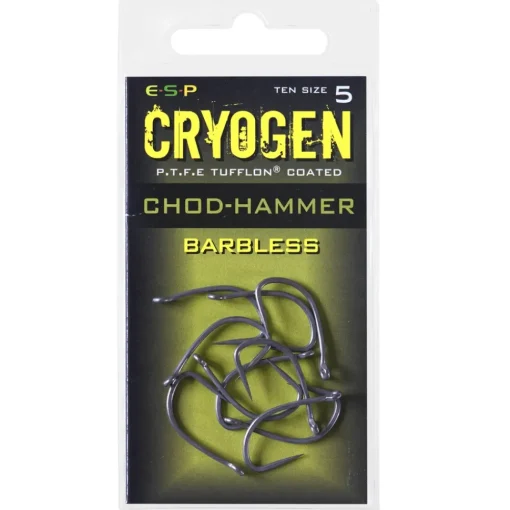 ESP Cryogen Chod Hammer Hooks Barbless- Terminal Tackle