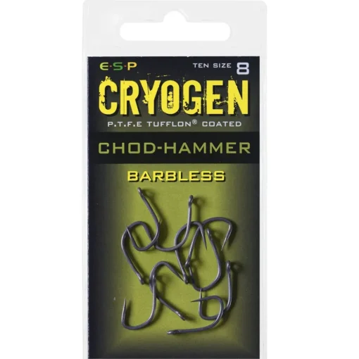 ESP Cryogen Chod Hammer Hooks Barbless- Terminal Tackle