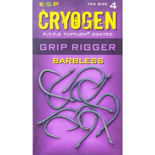 ESP Cryogen Grip Rigger Barbless Hooks