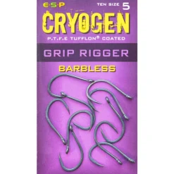ESP Cryogen Grip Rigger Barbless Hooks