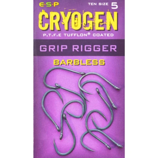 ESP Cryogen Grip Rigger Barbless Hooks