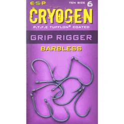 ESP Cryogen Grip Rigger Barbless Hooks