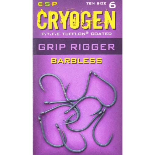 ESP Cryogen Grip Rigger Barbless Hooks