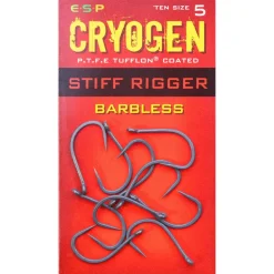 ESP Cryogen Stiff Rigger Barbless Hooks