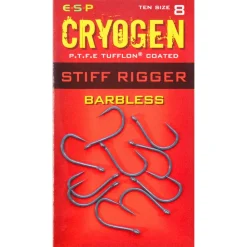 ESP Cryogen Stiff Rigger Barbless Hooks