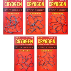 ESP Cryogen Stiff Rigger Barbless Hooks
