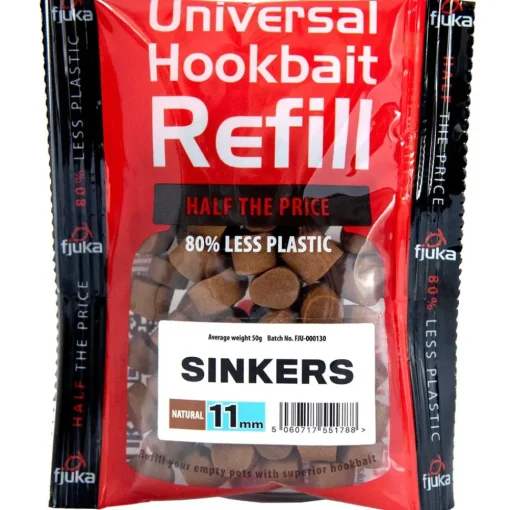 Fjuka Hookable Sinkers Natural Refills