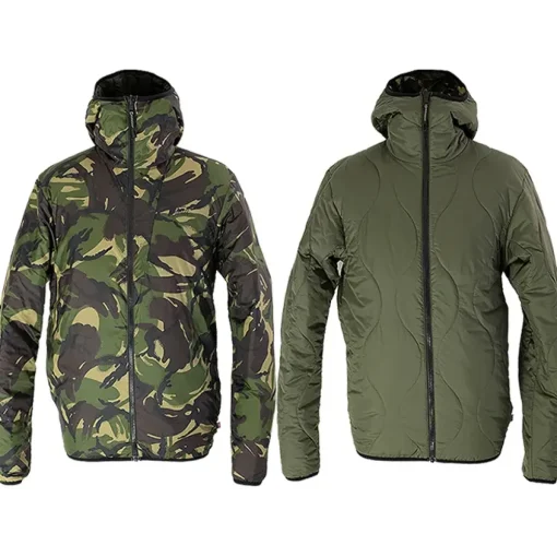 Fortis Eyewear Fortis Marine Liner Reversible Fishing Jacket DPM/Olive- Clothing