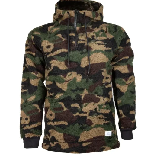 Fortis Eyewear Fortis Sherpa Camo Fishing Fleece- Clothing