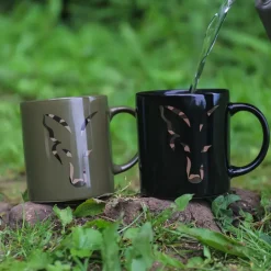 Fox Black & Camo Head Ceramic Mug- Cooking Equipment