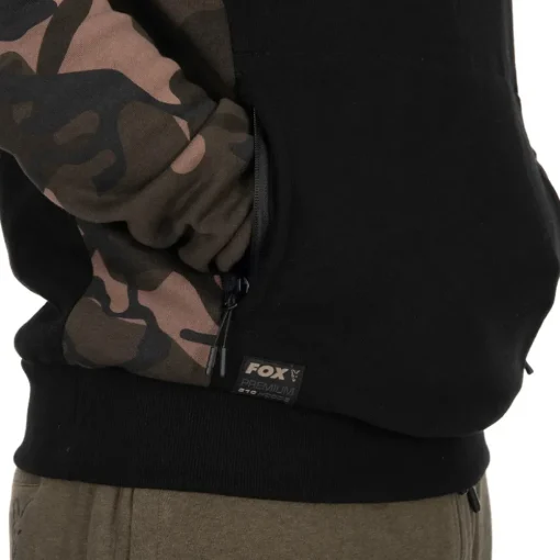 Fox Black / Camo Pullover Premium 310 Hoodie- Clothing
