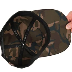 Fox Black & Camo Snapback Fishing Cap- Clothing