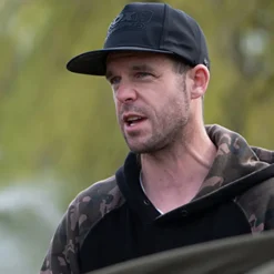 Fox Black & Camo Snapback Fishing Cap- Clothing