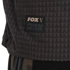 Fox Black Premium Mid Layer Jacket- Clothing