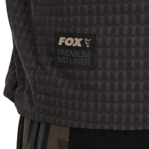 Fox Black Premium Mid Layer Jacket- Clothing