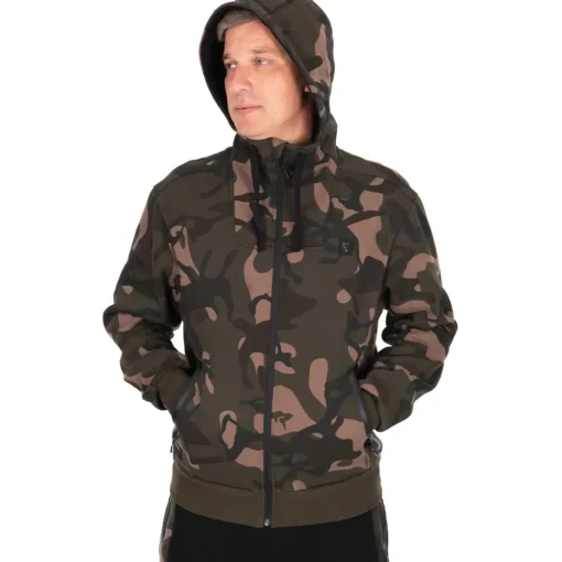Fox Camo Full Zip Premium 310 Hoodie- Clothing