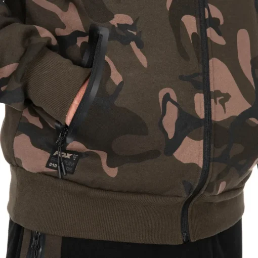 Fox Camo Full Zip Premium 310 Hoodie- Clothing