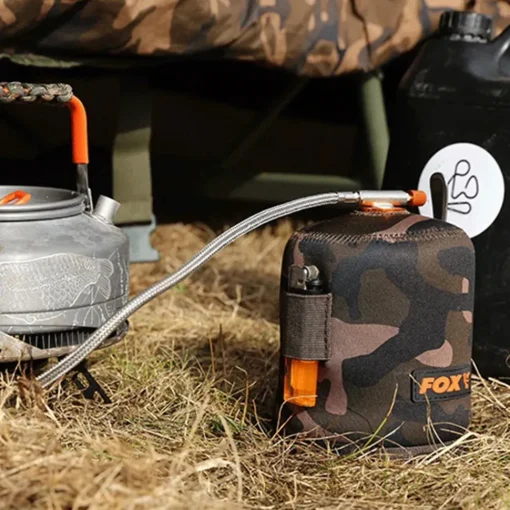 Fox Camo Gas Cannister Fishing Cover- Cooking Equipment