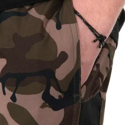 Fox Camo Logo Black Swim Shorts- Clothing