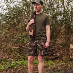 Fox Camo Logo Black Swim Shorts- Clothing