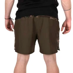Fox Camo Logo Khaki Swim Shorts- Clothing