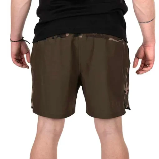 Fox Camo Logo Khaki Swim Shorts- Clothing