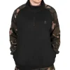 Fox Camo Logo Lightweight Quatre Zip Fleece- Clothing