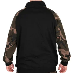 Fox Camo Logo Lightweight Quatre Zip Fleece- Clothing