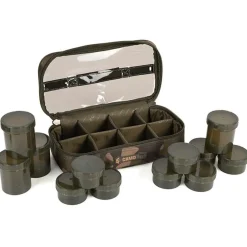 Fox Camolite 12 Pot Hookbait Case- Bait Making Equipment