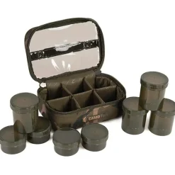 Fox Camolite 8 Pot Hookbait Case- Bait Making Equipment