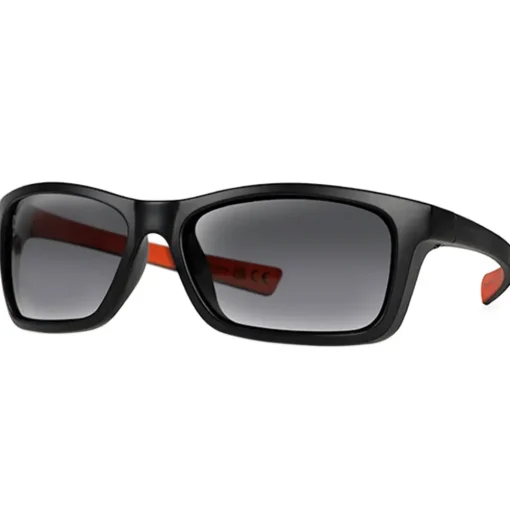 Fox Collection Black & Orange Wraps Fishing Sunglasses- Sunglasses
