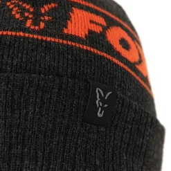 Fox Collection Black & Orange Beanie- Clothing
